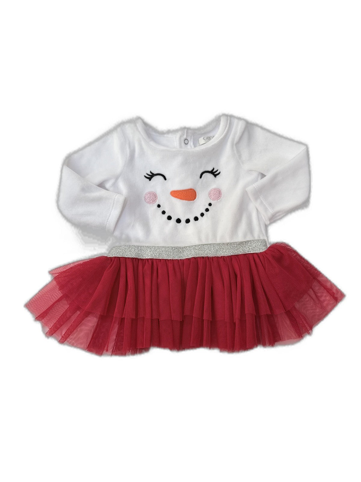 George Baby Snowman Tutu Dress 3-6M