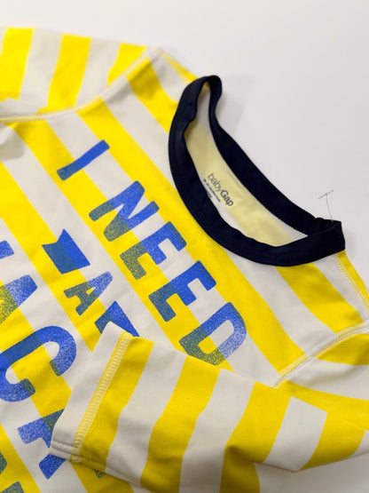 babyGap Yellow Stripe Vacation Rashguard 18-24m