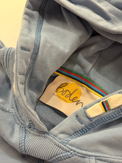 Boden Light Blue Hoodie 4-5Y