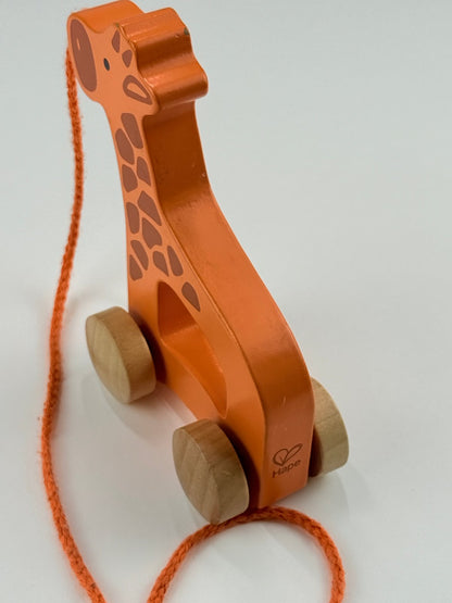 Hape Wooden Giraffe Pull Along Toy
