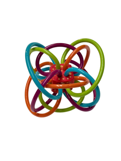 Colorful Loops Baby Rattle Teether Toy
