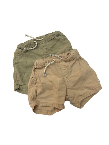 H&M Drawstring Shorts 2-Pack 2T
