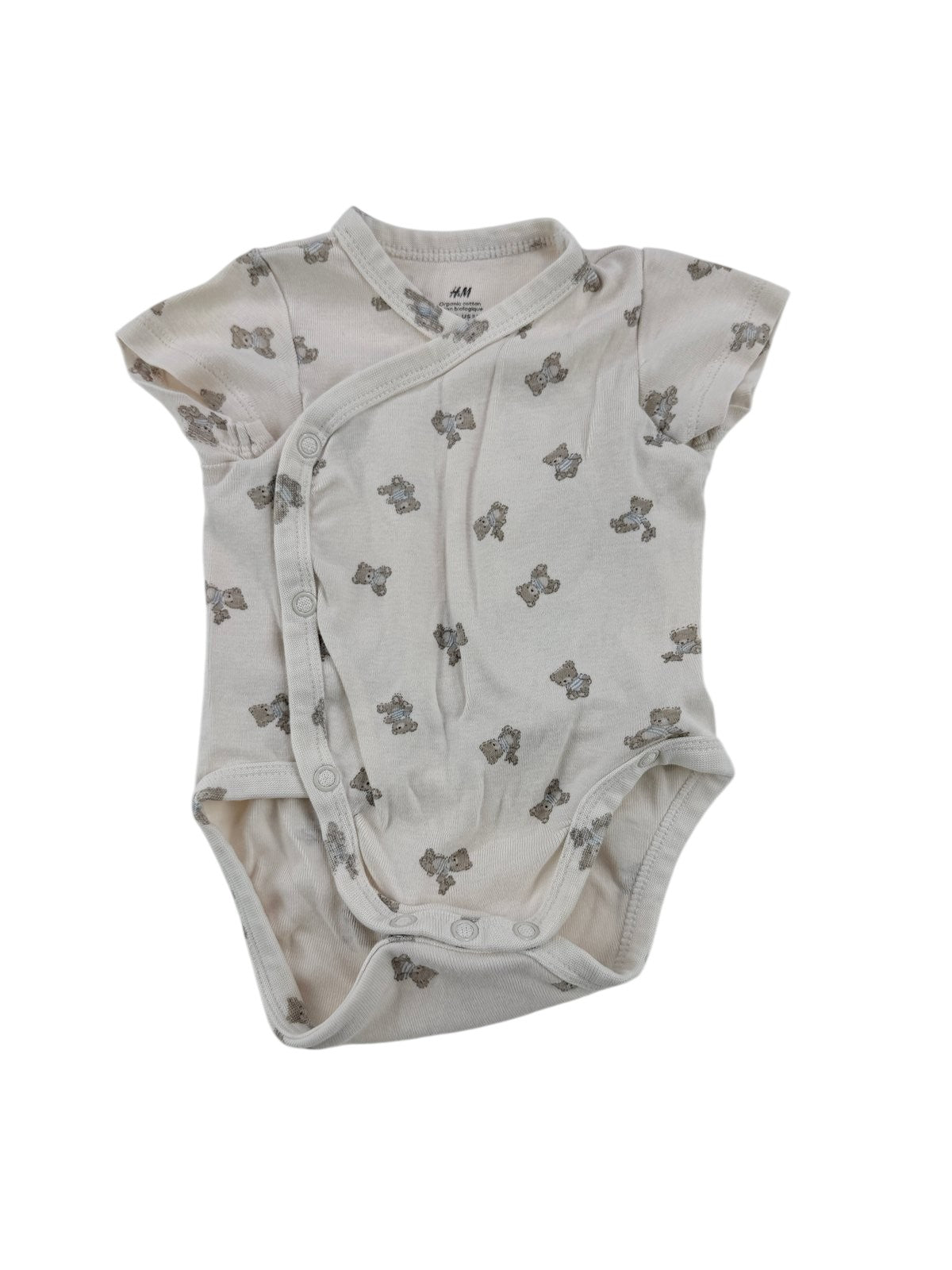 H&M Teddy Bear Print Bodysuit 3M