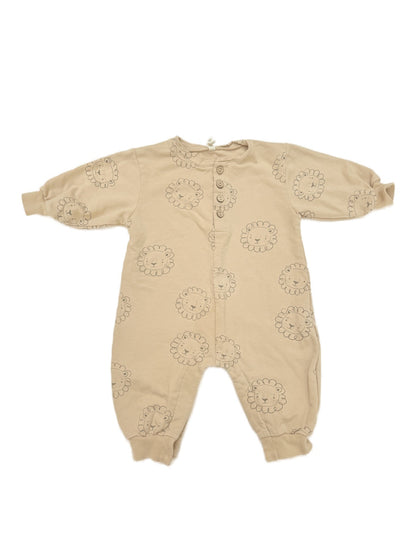 Quincy Mae Lion Print Romper 3-6m