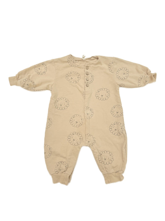 Quincy Mae Lion Print Romper 3-6m