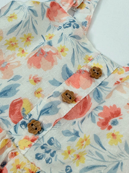 Tommy Bahama Floral Romper Girls 12M