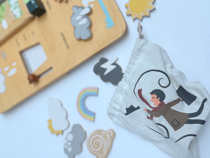 Tender Leaf Toys Weather Watch Wooden Station