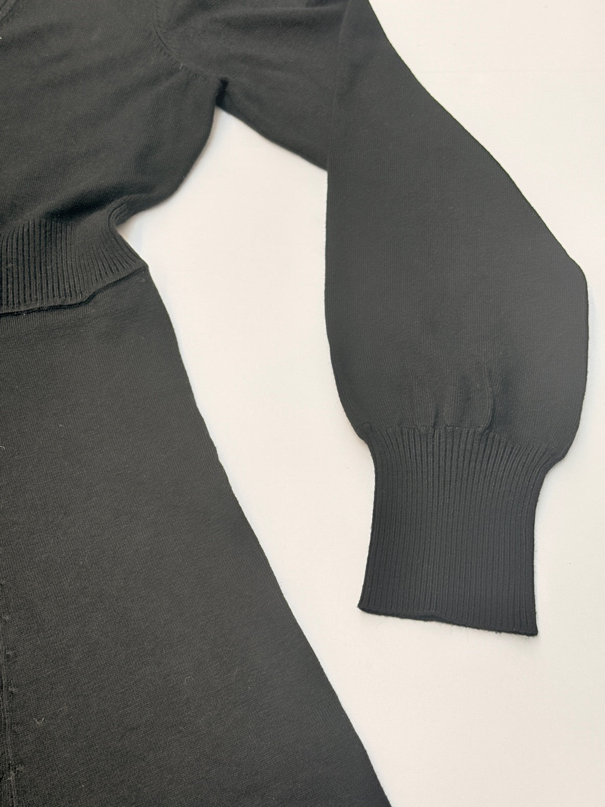 NWT - Thyme Maternity Black Sweater Dress S/P