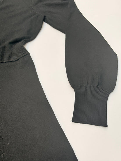 NWT - Thyme Maternity Black Sweater Dress S/P