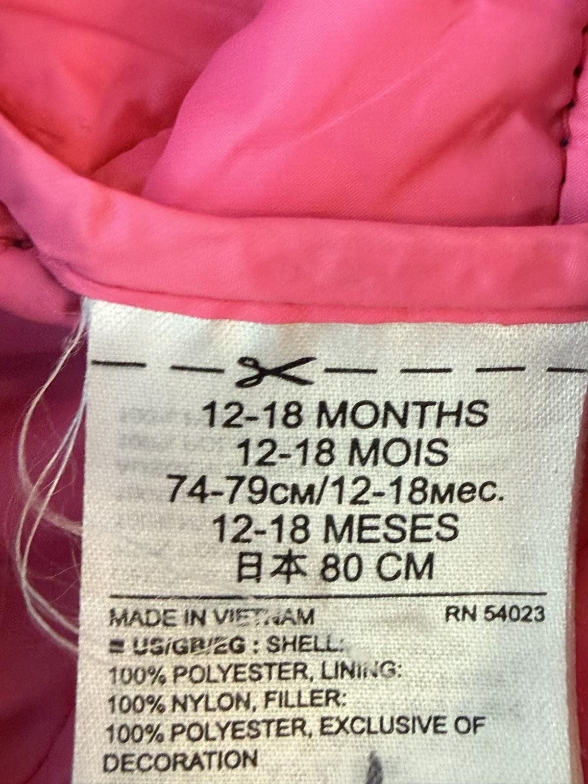 Baby Gap Polka Dot Puffer Jacket 12-18m