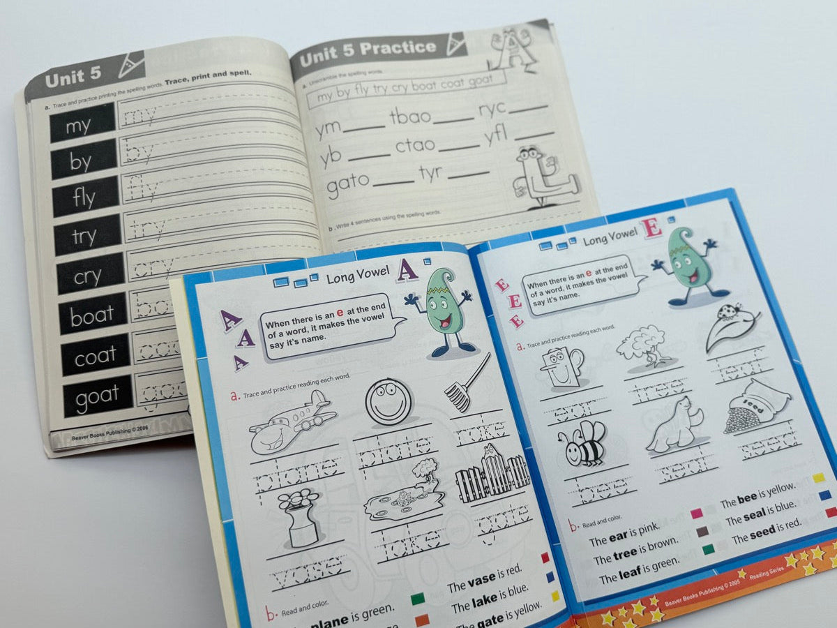 Beaver Books 2-Book Bundle Spelling Reading Grade 1-2