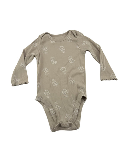 George Baby Floral Ribbed Bodysuit 18-24M