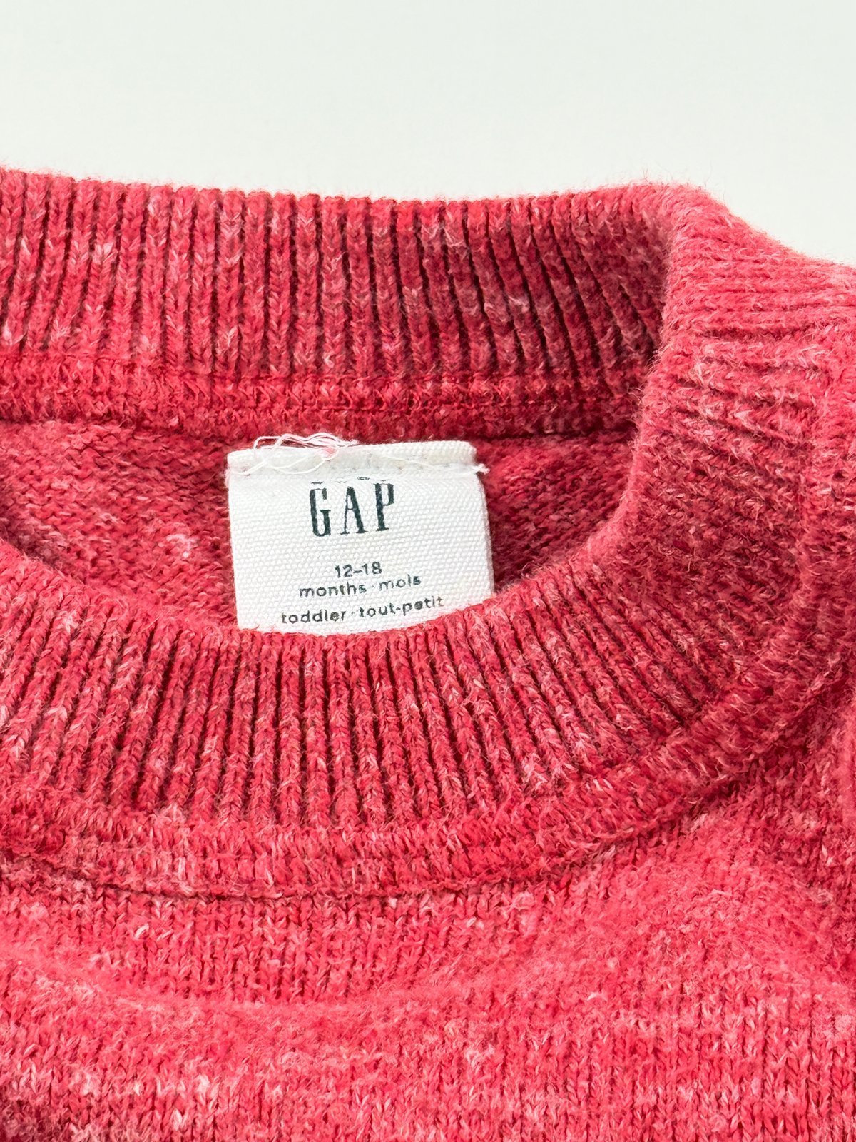Gap Red Knit Sweater 12-18M