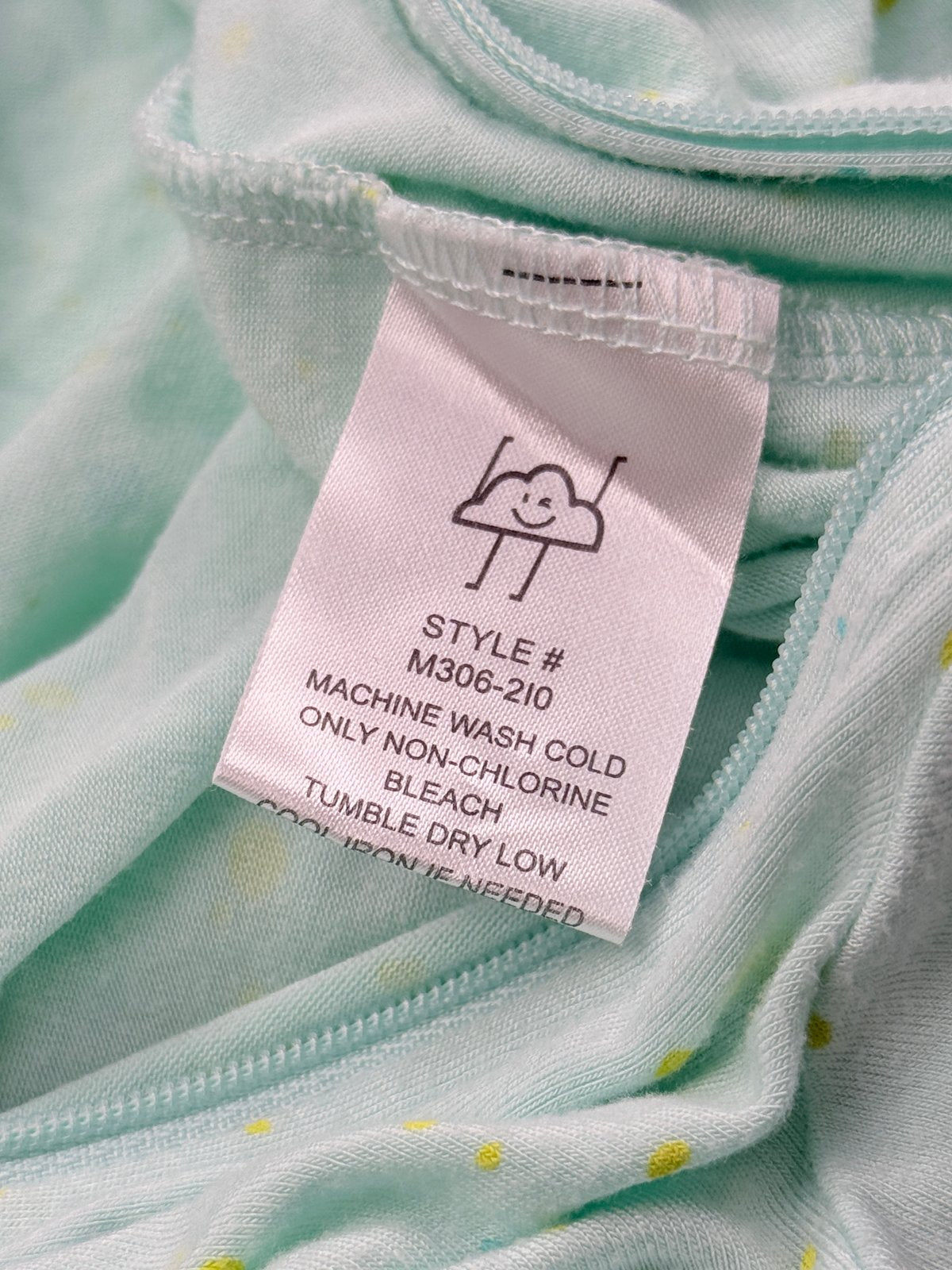 Rockets of Awesome Bamboo Mint Splatter Sleeper 6-12M