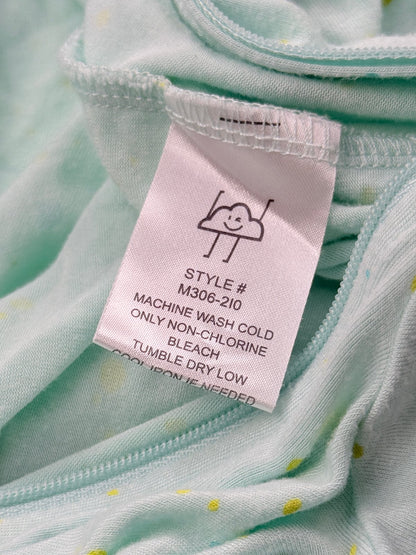 Rockets of Awesome Bamboo Mint Splatter Sleeper 6-12M