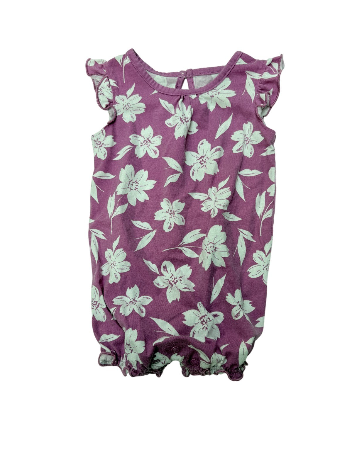 George Baby Floral Ruffle Romper 3-6M