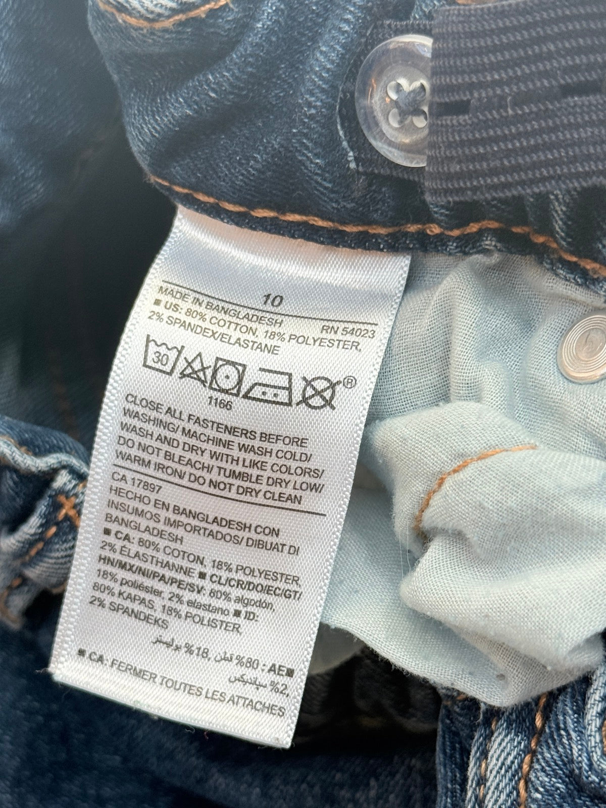 Old Navy Skinny Jeans Built-In Flex Size 10