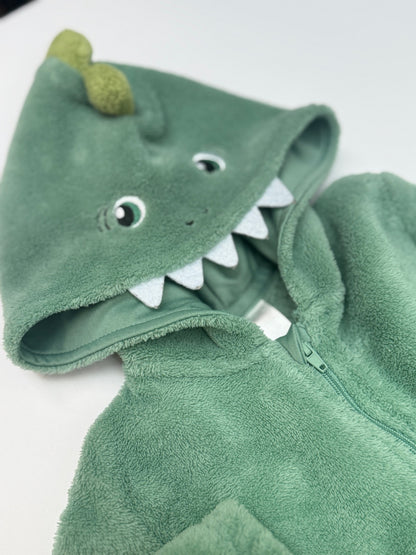 H&M Dinosaur Hooded Sleeper 18M/2T