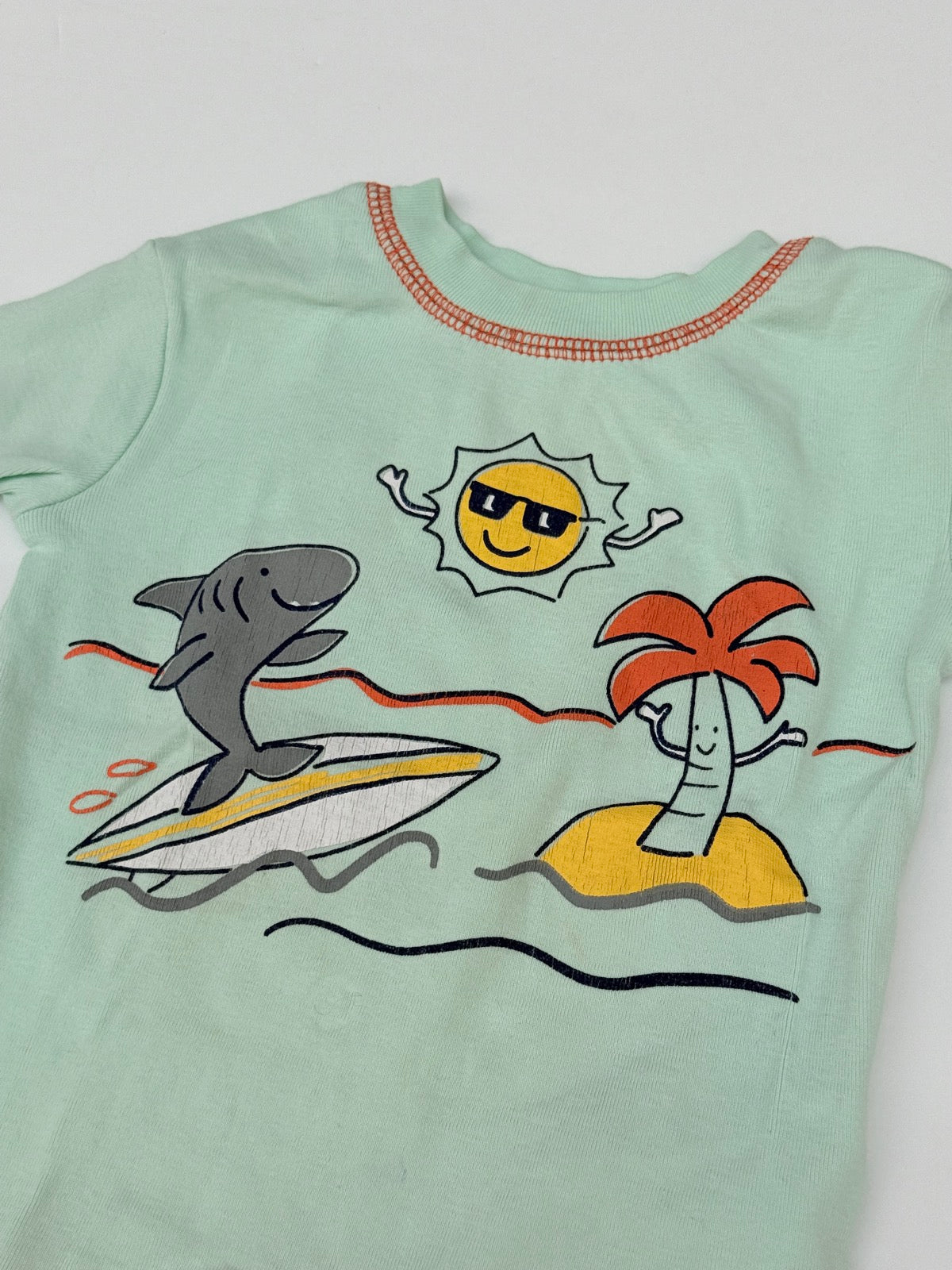 Alissa Shark Print T-Shirt 2T