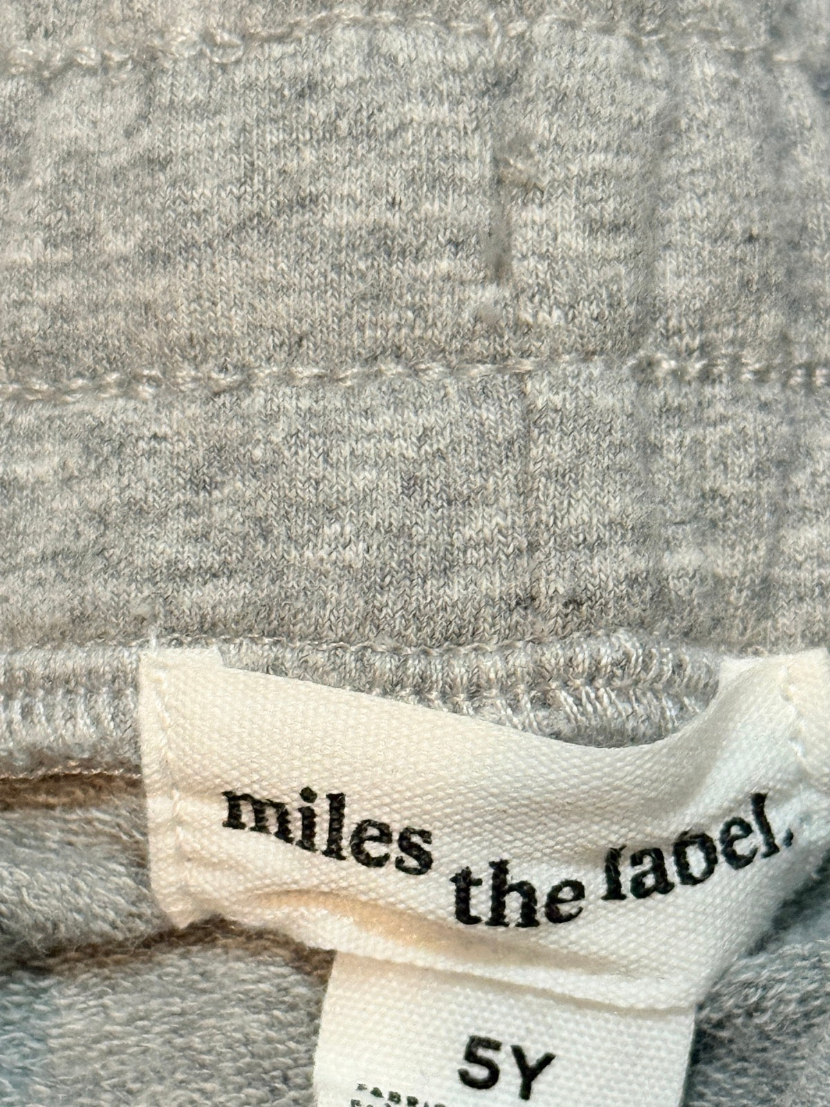 Miles the Label Gray Sweat Shorts 5Y