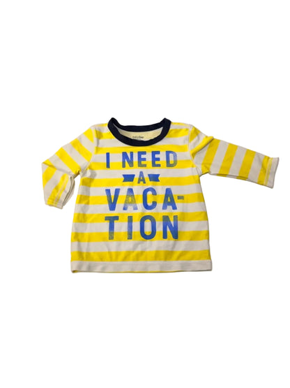 babyGap Yellow Stripe Vacation Rashguard 18-24m