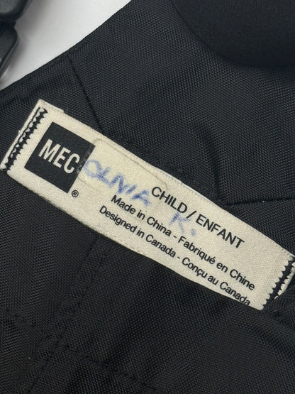 MEC Black Rain Bib Overalls Size 5
