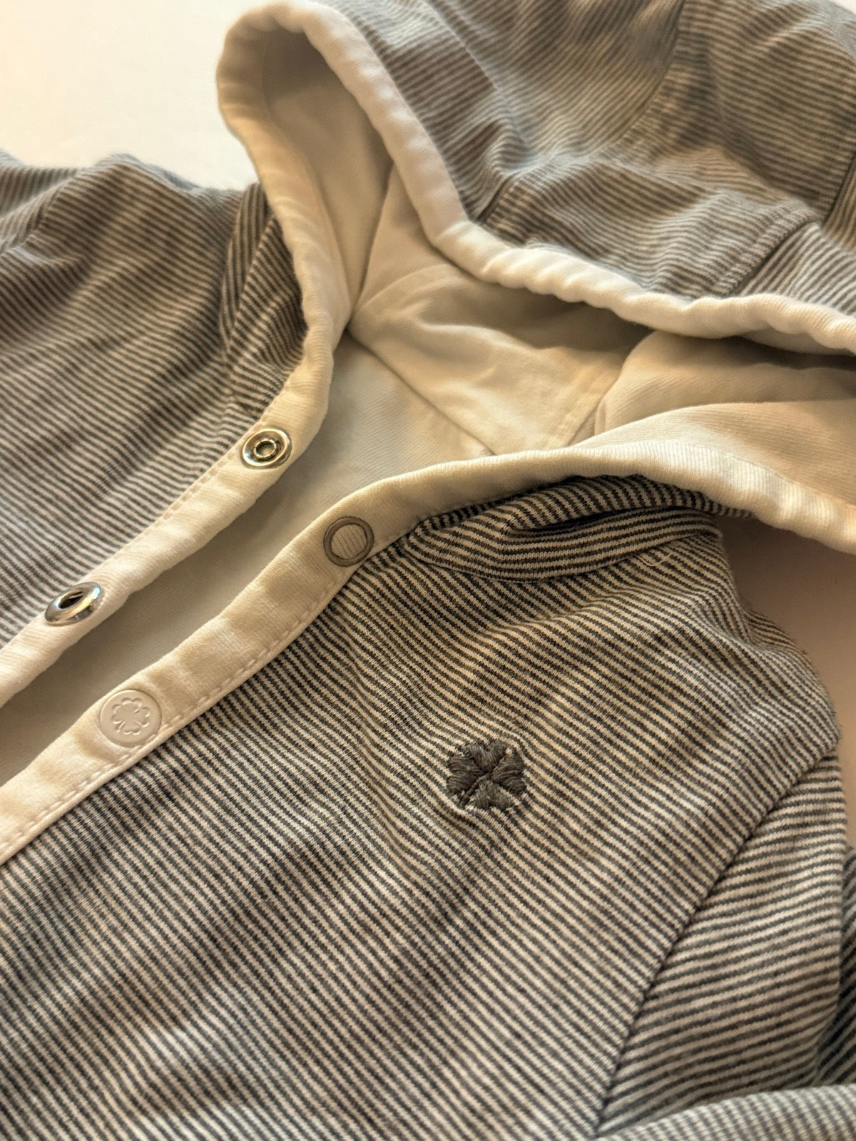Baby Reversible Hooded Snap Jacket 3m
