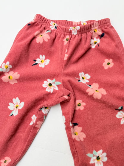 Carter's Floral Fleece Pants 12M
