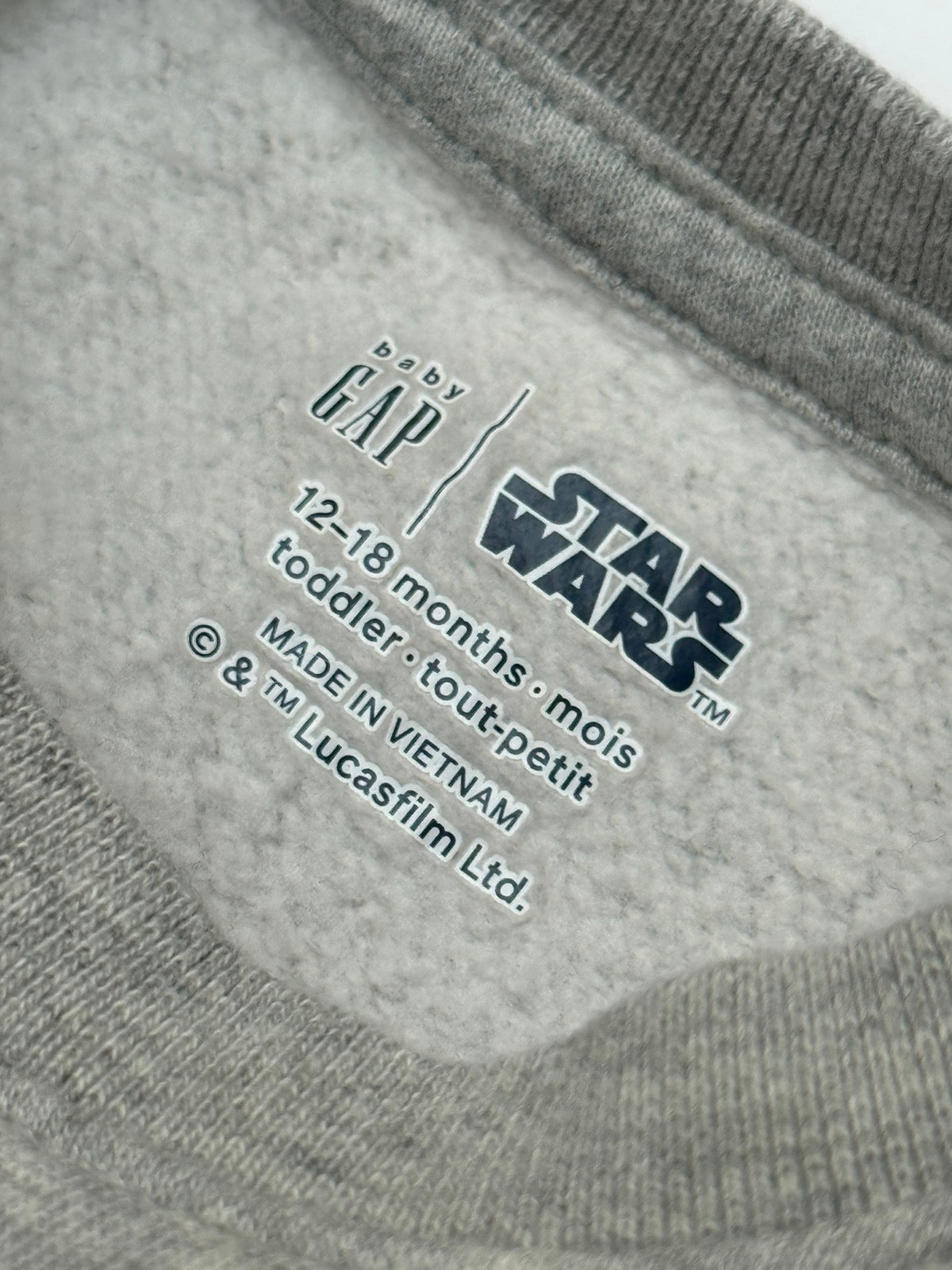 Baby Gap Star Wars Chewbacca Sweatshirt 12-18m