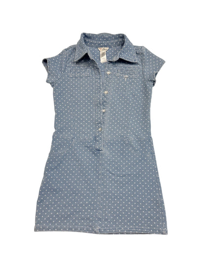 Guess Denim Polka Dot Shirt Dress 6X