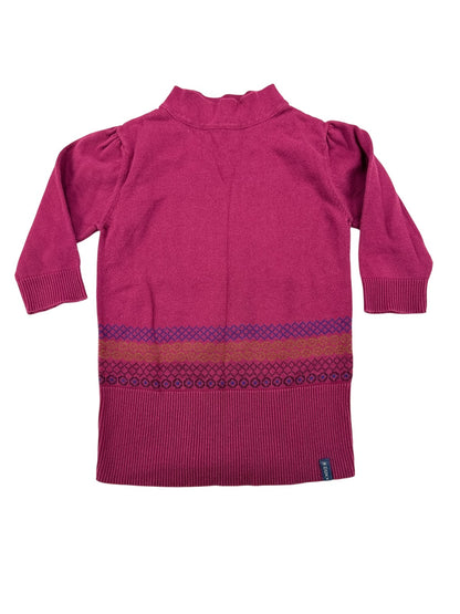 Mexx Magenta Fair Isle Sweater Size 5-6