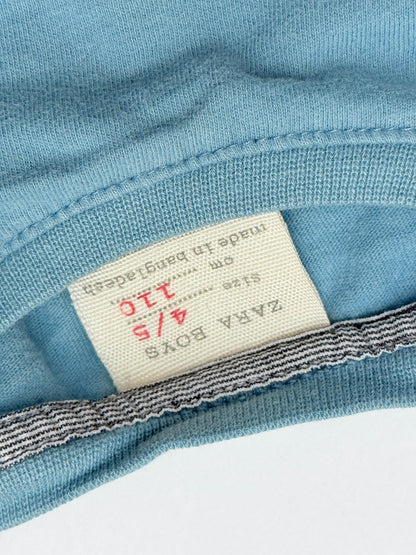Zara Boys Blue Long Sleeve T-Shirt 4/5