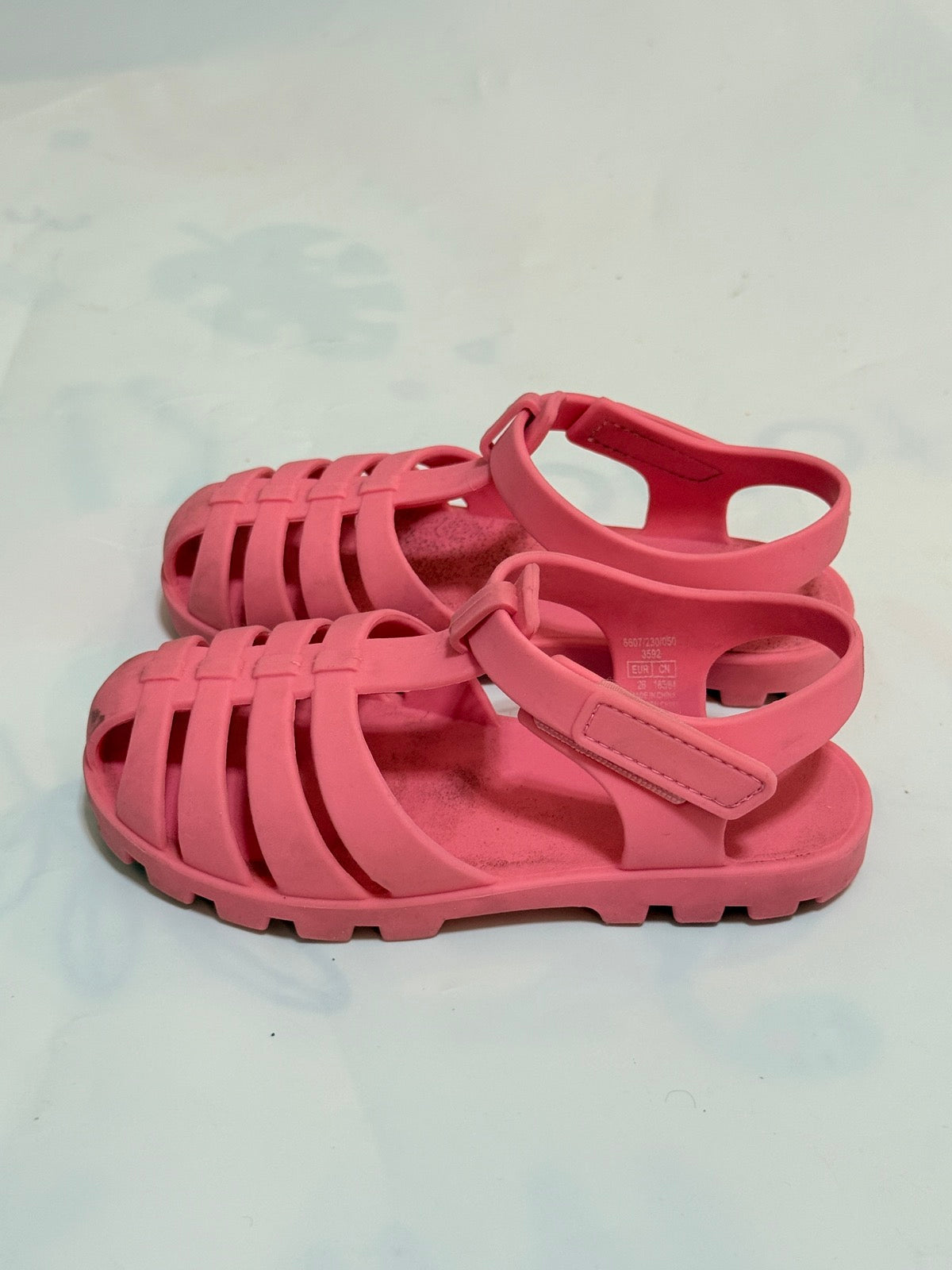 Zara Pink Jelly Sandals Size 26