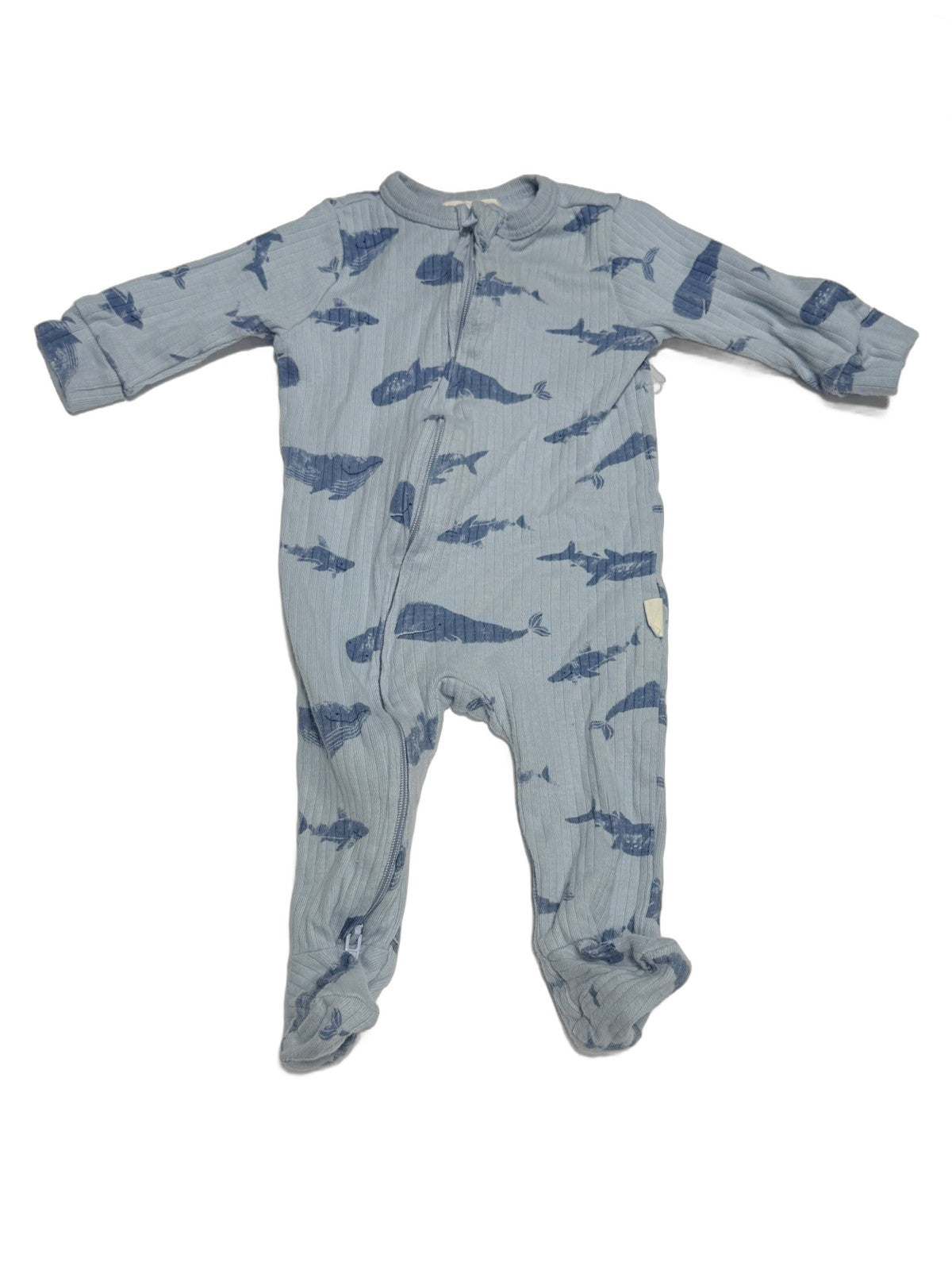 Rabbit Bear Organic Blue Fish Sleeper 3-6M