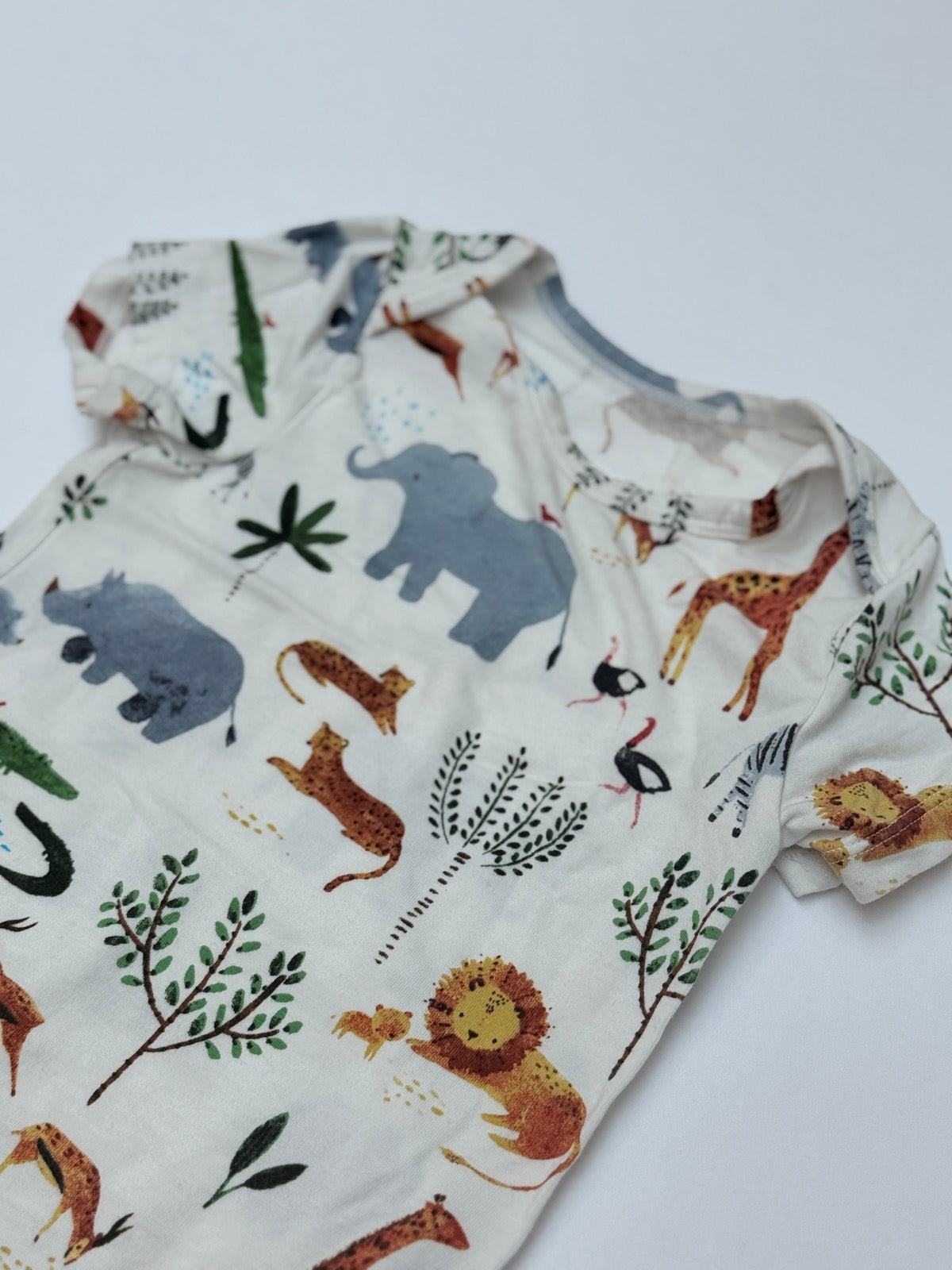 Loulou Lollipop Safari Print Bodysuit 18 24m