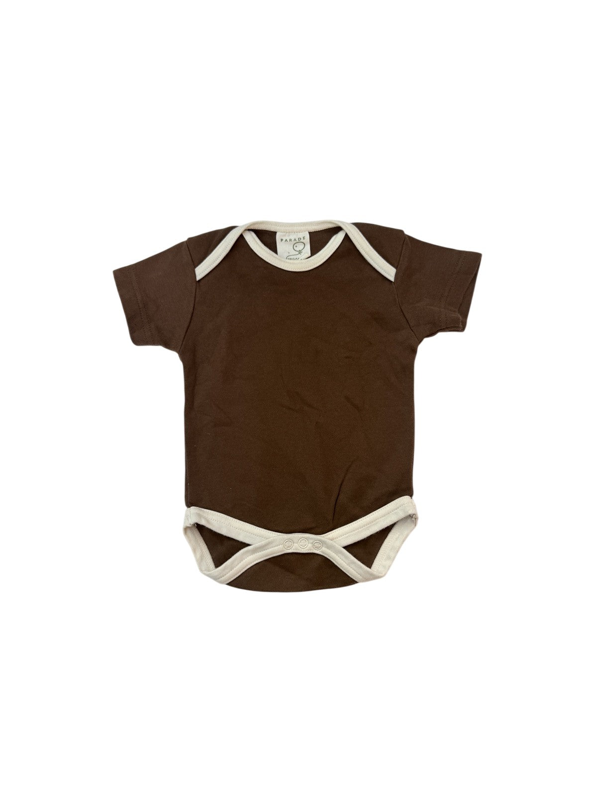 Parade Organic Cotton Brown Bodysuit 3-6M