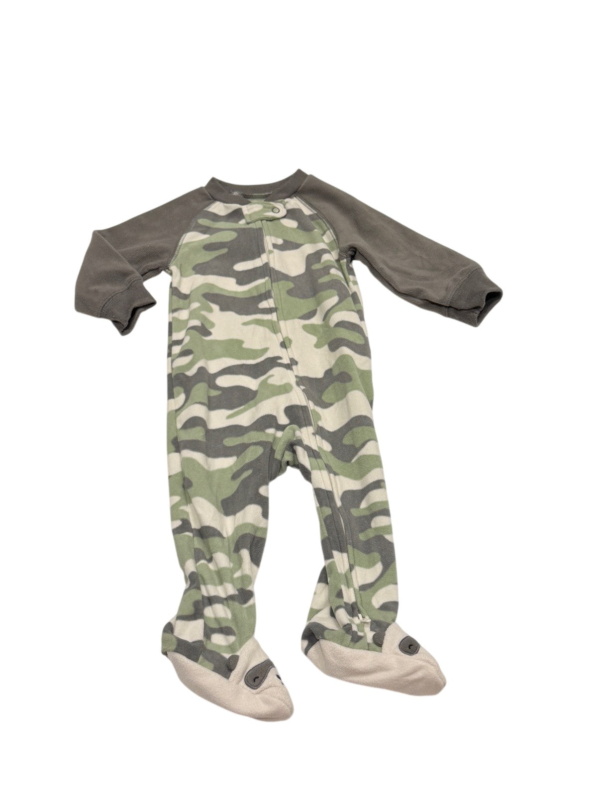 Carter's Camo Fleece Footed Sleeper 9m