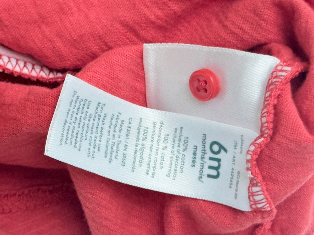 Carter's Red Anchor Polo Shirt 6M