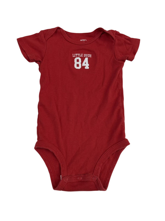 Carter's Little Dude 84 Red Bodysuit 12m
