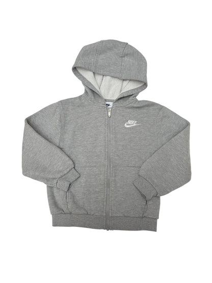 Nike Gray Full-Zip Hoodie Kids Size 6-7