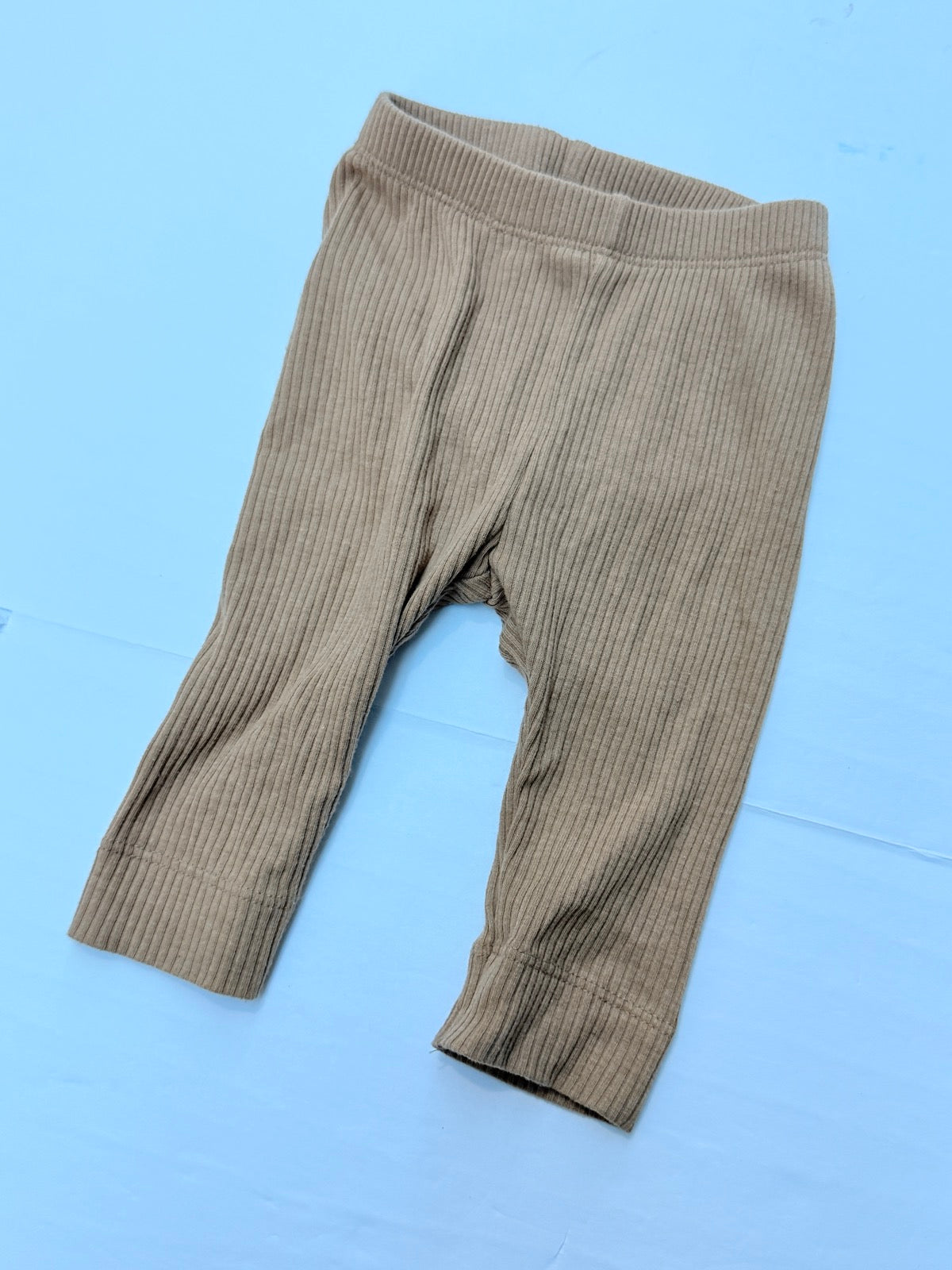 Old Navy Tan Ribbed Leggings 0-3M