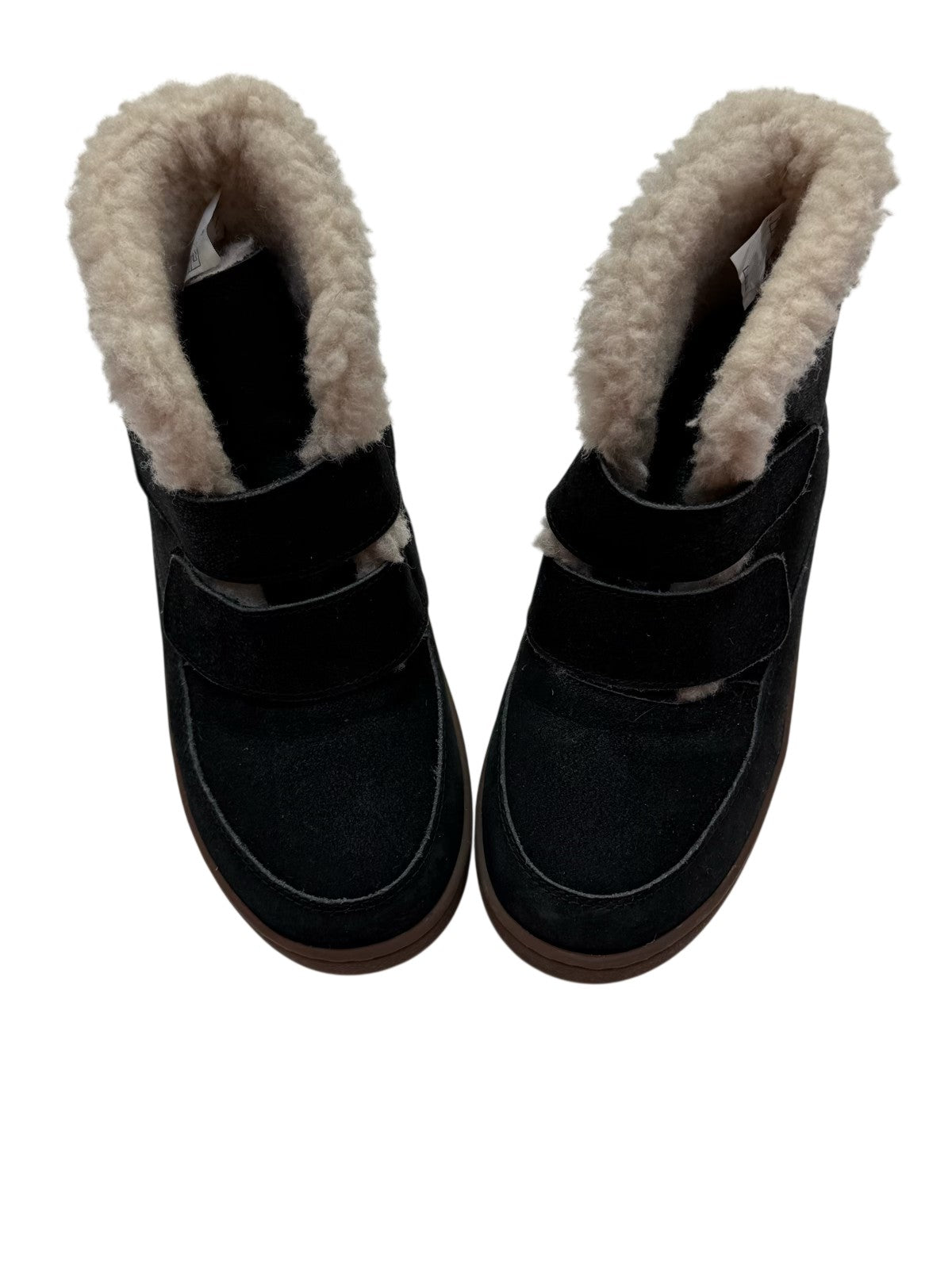 Donsje Black Suede Shearling Boot Size 27