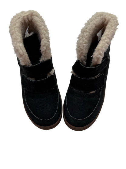 Donsje Black Suede Shearling Boot Size 27