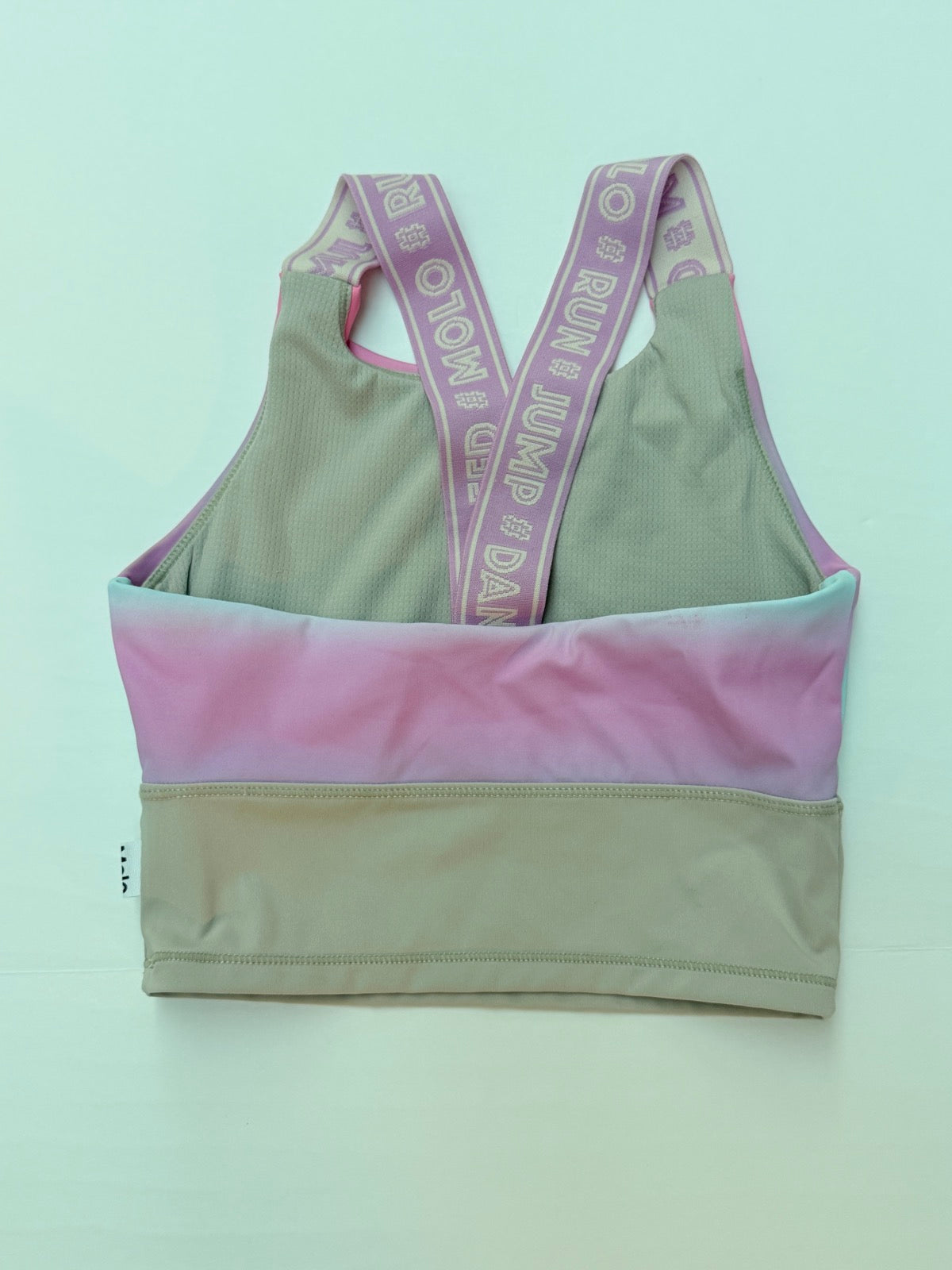 Molo Ombre Sports Bra Crop Top Size 9/10Y