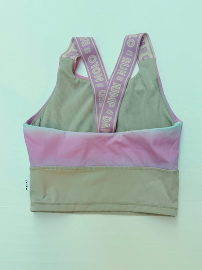 Molo Ombre Sports Bra Crop Top Size 9/10Y