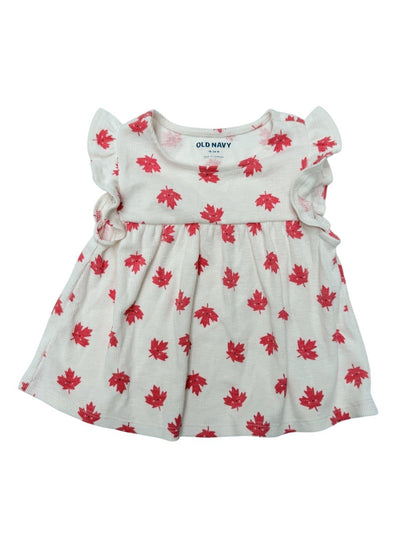 Old Navy Maple Leaf Print Dress 18-24M
