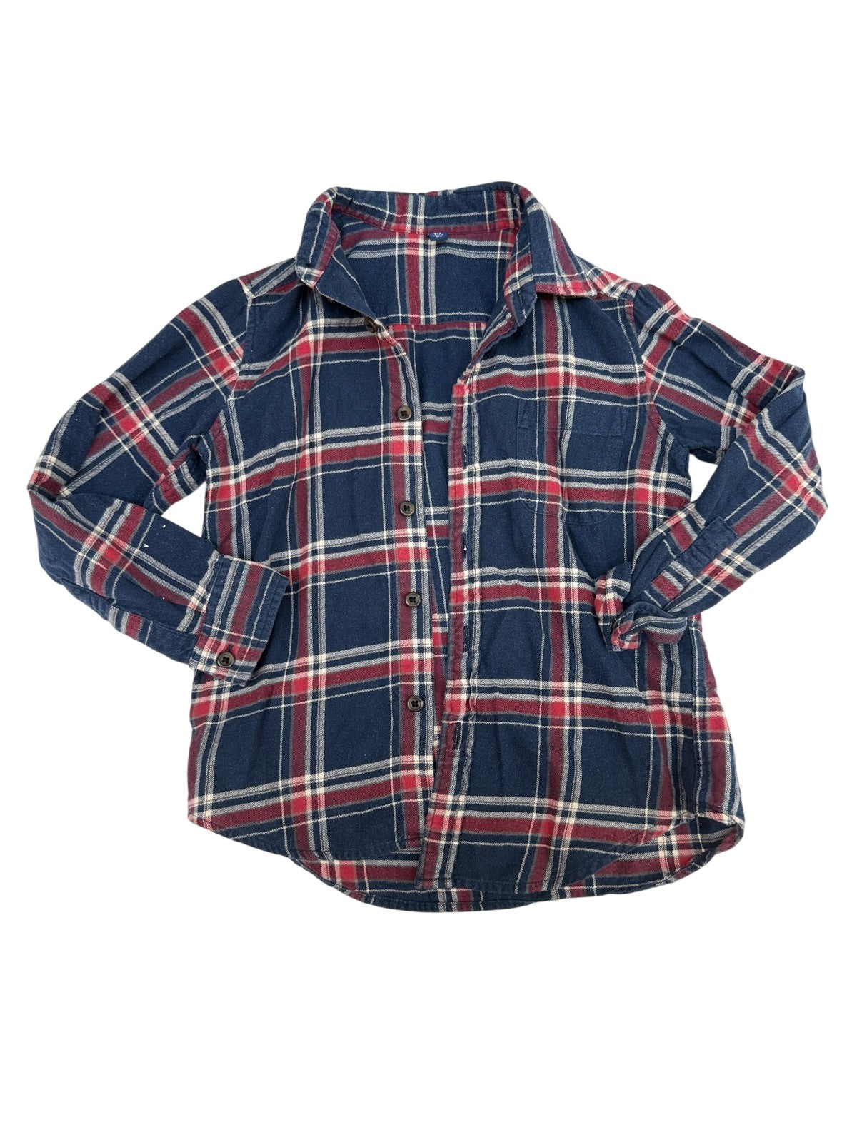 Uniqlo Kids Plaid Flannel Shirt Size 5-6