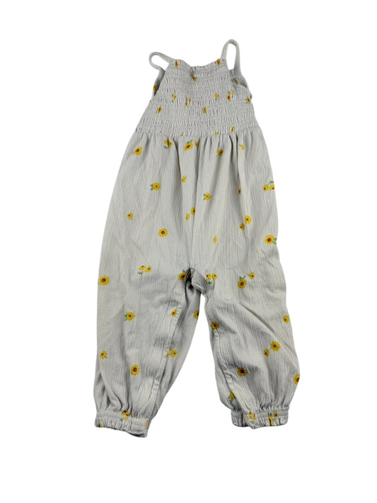 Old Navy Sunflower Smocked Romper 12-18M