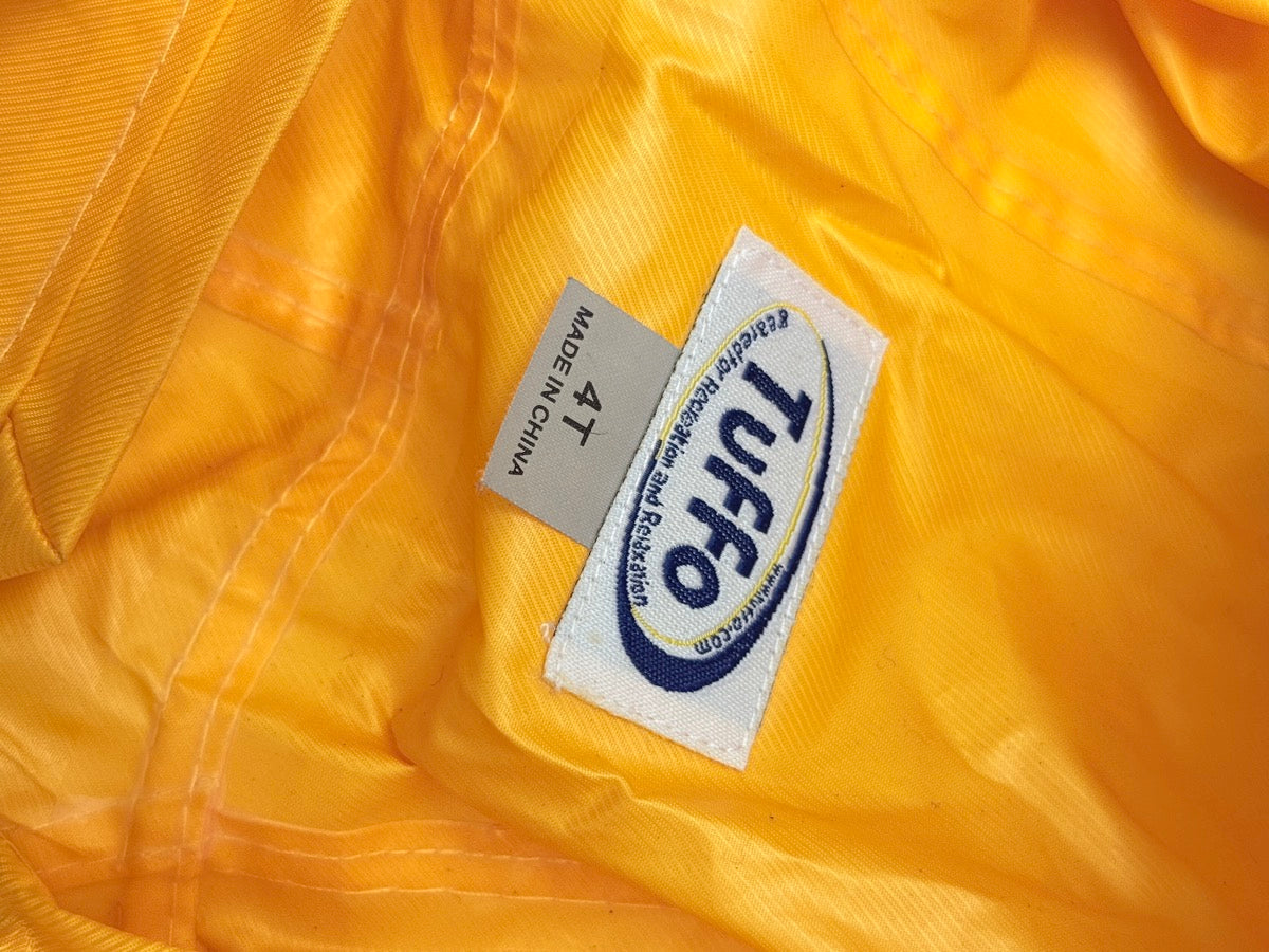New Tuffo Yellow Rain Suit Set 4T