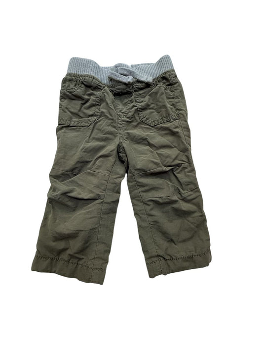 Joe Fresh Olive Cargo Pants 6-12m
